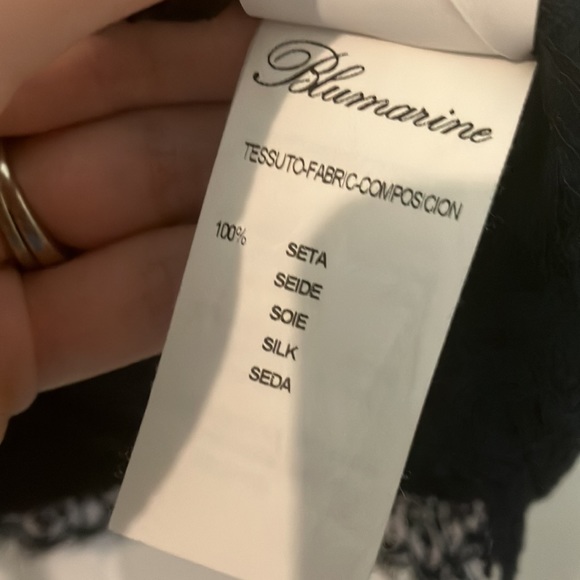 Wedding Guest Dress - Long Sleeve - Lace Silk Italian 40 - Picture 9 of 11